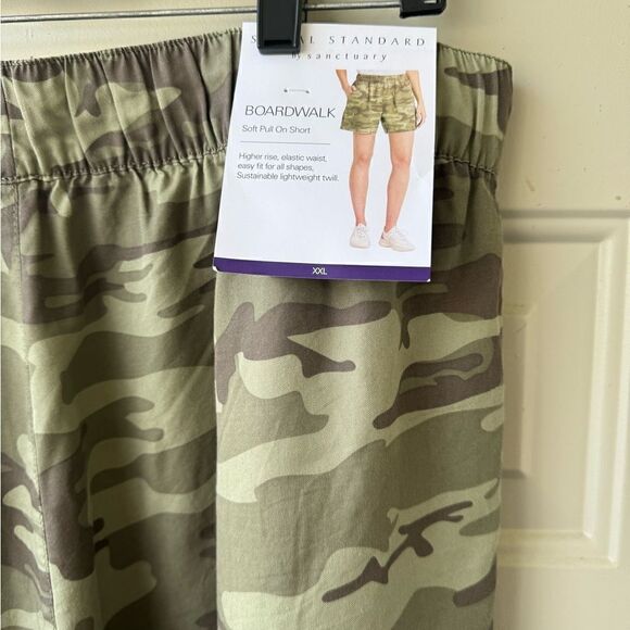 Social Standard by Sanctuary Sage Camo Soft Pull On Short Size XXL - Picture 5 of 10